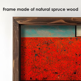 Wallity Pintura Decorativa EMR010 Multicolor en MDF con Marco